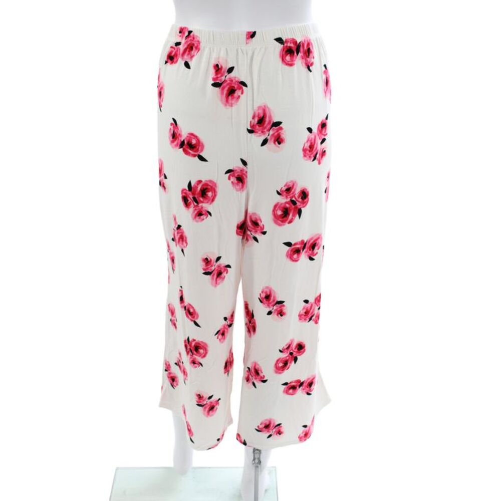 Kate Spade Women's Button Down Floral Two Piece Pajama Set Size XL - Picture 7 of 9